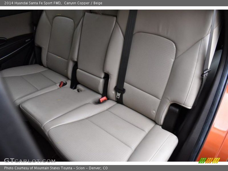 Canyon Copper / Beige 2014 Hyundai Santa Fe Sport FWD