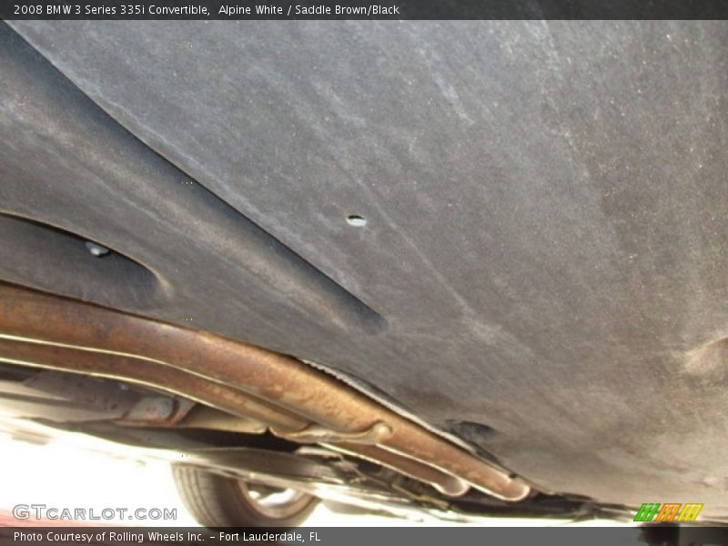 Alpine White / Saddle Brown/Black 2008 BMW 3 Series 335i Convertible