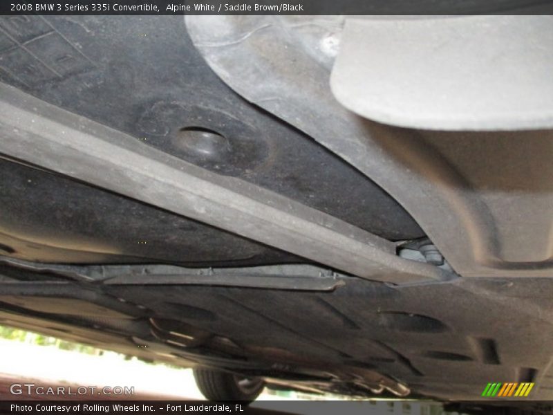 Alpine White / Saddle Brown/Black 2008 BMW 3 Series 335i Convertible