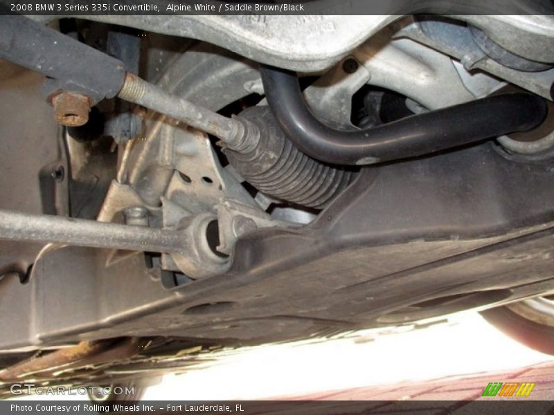 Alpine White / Saddle Brown/Black 2008 BMW 3 Series 335i Convertible