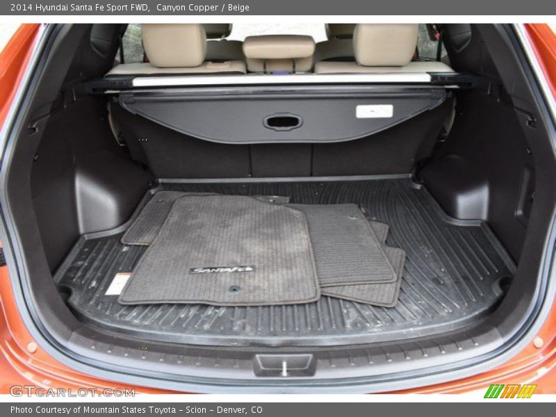 Canyon Copper / Beige 2014 Hyundai Santa Fe Sport FWD