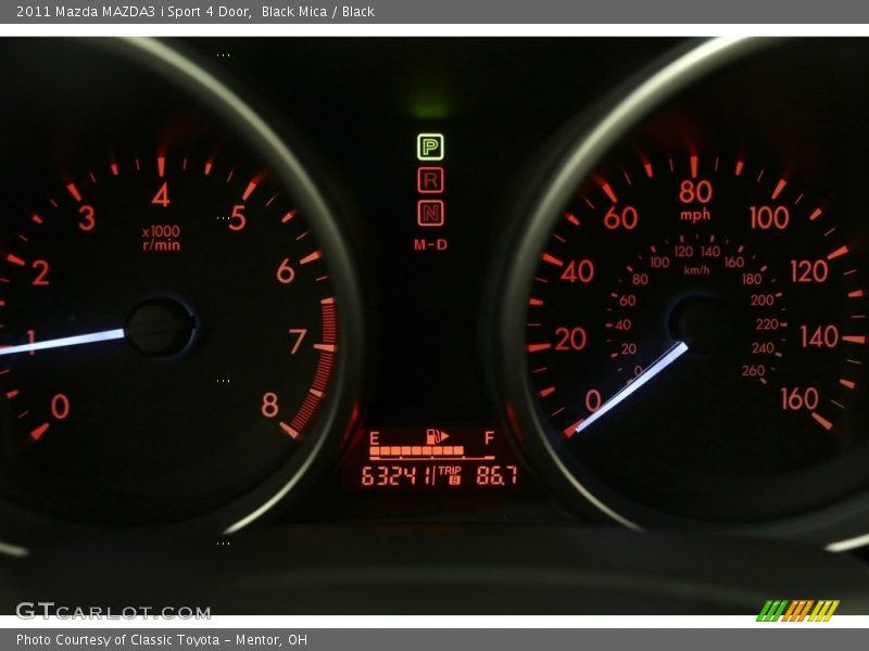 Black Mica / Black 2011 Mazda MAZDA3 i Sport 4 Door