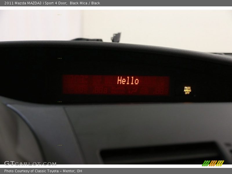 Black Mica / Black 2011 Mazda MAZDA3 i Sport 4 Door