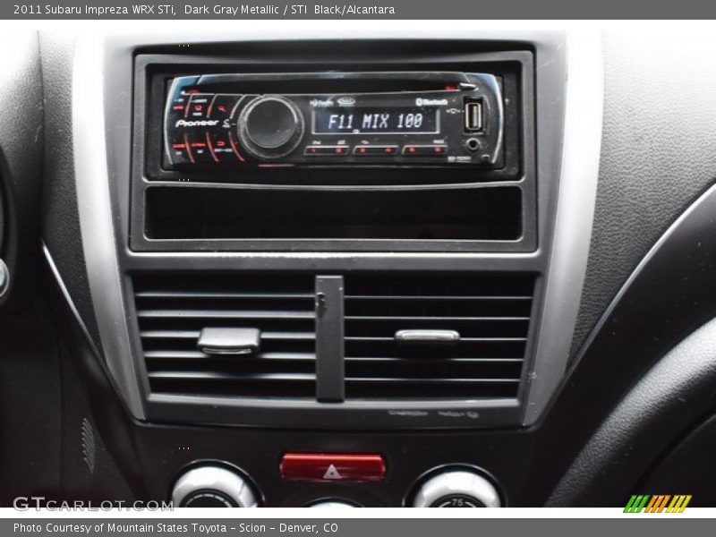 Dark Gray Metallic / STI  Black/Alcantara 2011 Subaru Impreza WRX STi