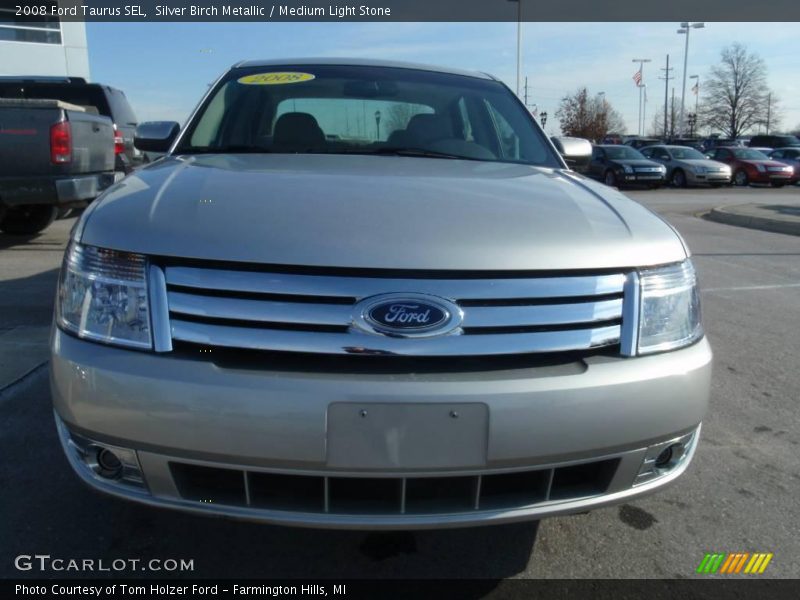 Silver Birch Metallic / Medium Light Stone 2008 Ford Taurus SEL