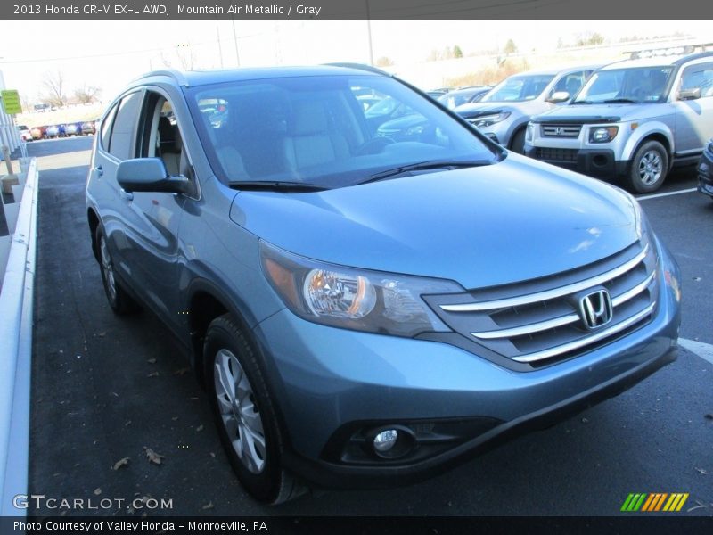 Mountain Air Metallic / Gray 2013 Honda CR-V EX-L AWD