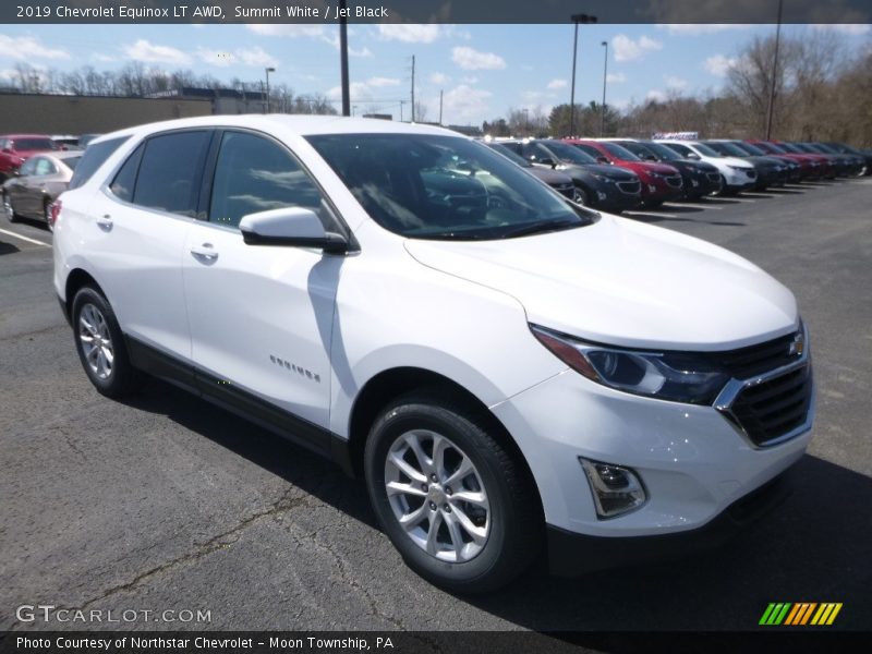 Summit White / Jet Black 2019 Chevrolet Equinox LT AWD