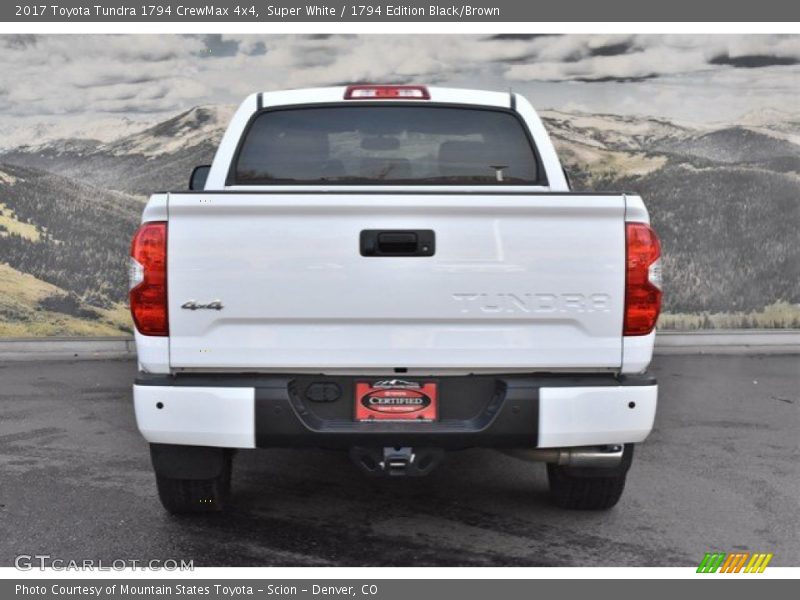 Super White / 1794 Edition Black/Brown 2017 Toyota Tundra 1794 CrewMax 4x4