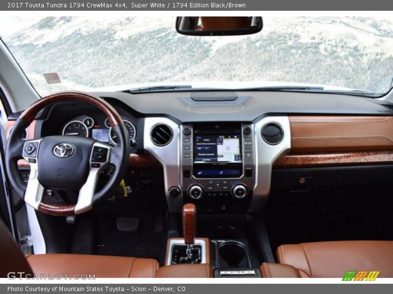 Super White / 1794 Edition Black/Brown 2017 Toyota Tundra 1794 CrewMax 4x4