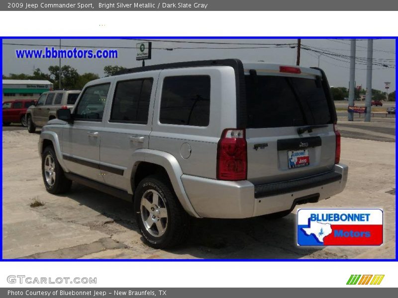 Bright Silver Metallic / Dark Slate Gray 2009 Jeep Commander Sport