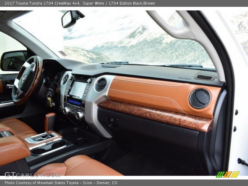 Super White / 1794 Edition Black/Brown 2017 Toyota Tundra 1794 CrewMax 4x4