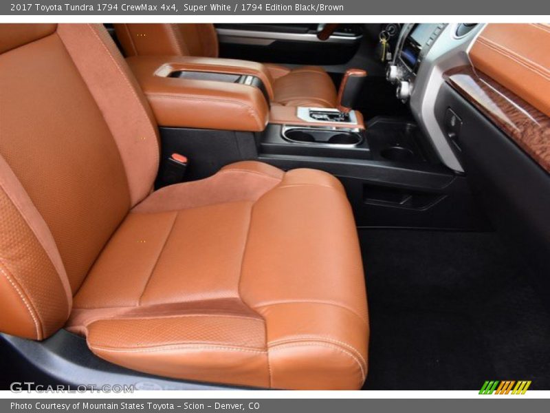 Super White / 1794 Edition Black/Brown 2017 Toyota Tundra 1794 CrewMax 4x4