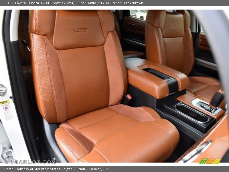 Super White / 1794 Edition Black/Brown 2017 Toyota Tundra 1794 CrewMax 4x4