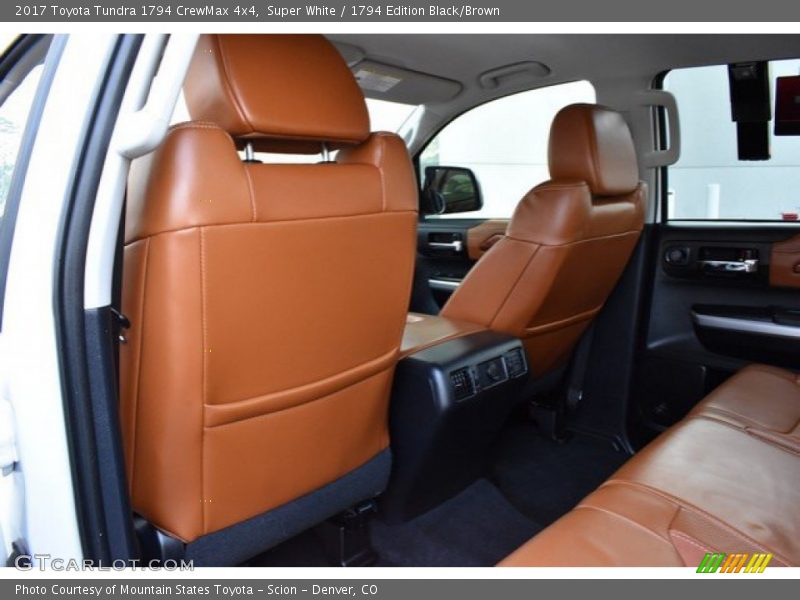 Super White / 1794 Edition Black/Brown 2017 Toyota Tundra 1794 CrewMax 4x4