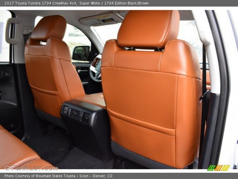 Super White / 1794 Edition Black/Brown 2017 Toyota Tundra 1794 CrewMax 4x4