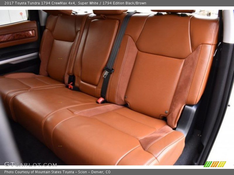 Super White / 1794 Edition Black/Brown 2017 Toyota Tundra 1794 CrewMax 4x4