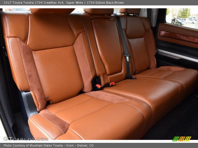 Super White / 1794 Edition Black/Brown 2017 Toyota Tundra 1794 CrewMax 4x4