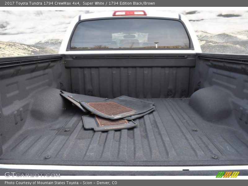 Super White / 1794 Edition Black/Brown 2017 Toyota Tundra 1794 CrewMax 4x4
