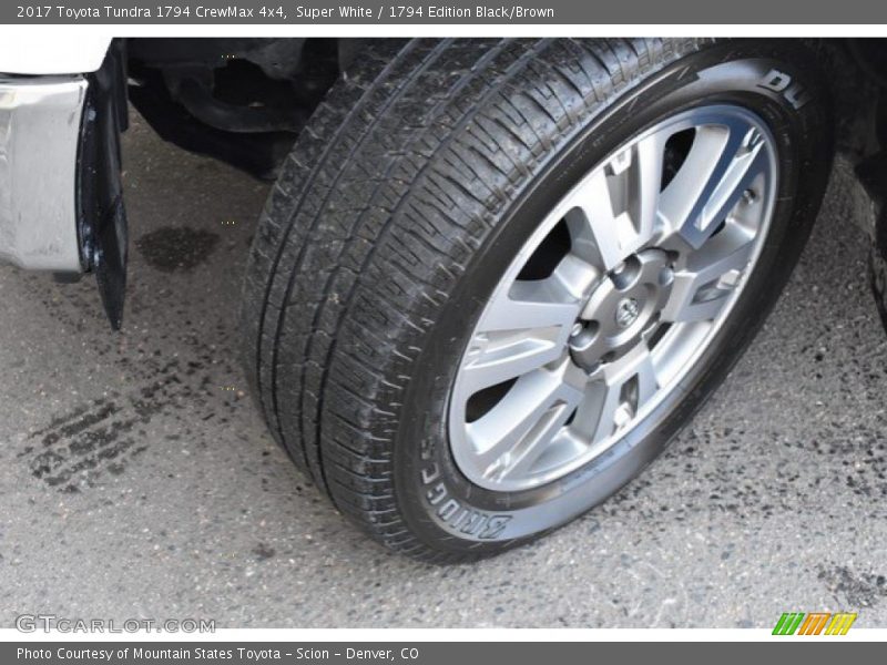 Super White / 1794 Edition Black/Brown 2017 Toyota Tundra 1794 CrewMax 4x4