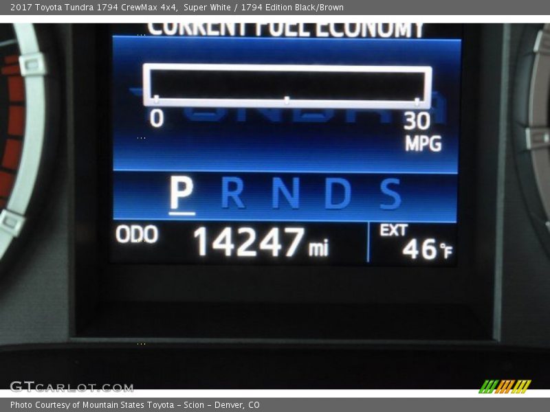 Super White / 1794 Edition Black/Brown 2017 Toyota Tundra 1794 CrewMax 4x4
