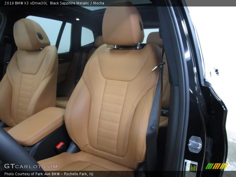 Black Sapphire Metallic / Mocha 2019 BMW X3 xDrive30i
