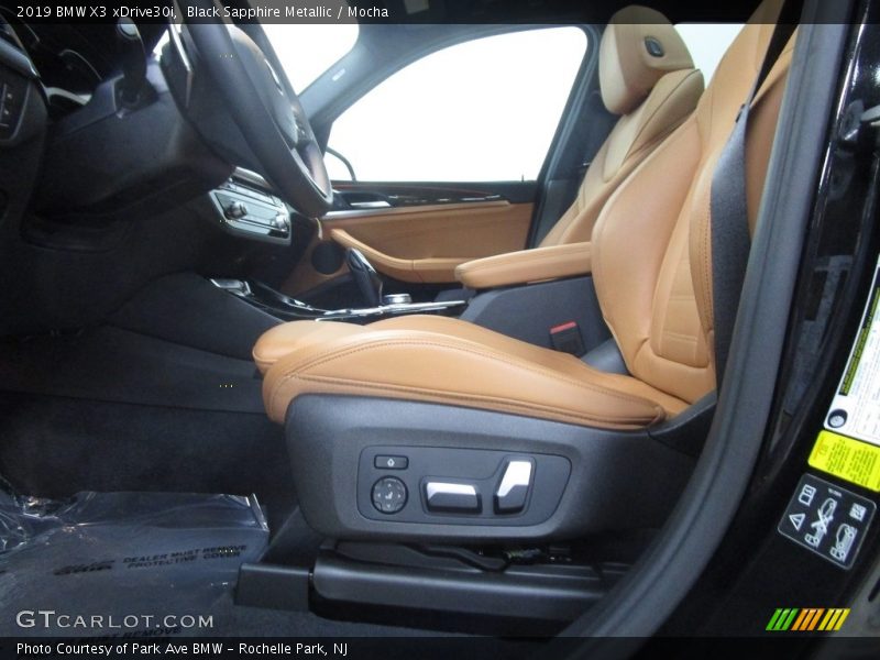 Black Sapphire Metallic / Mocha 2019 BMW X3 xDrive30i