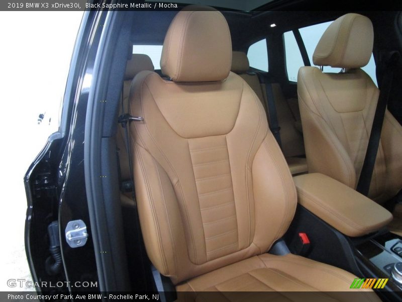 Black Sapphire Metallic / Mocha 2019 BMW X3 xDrive30i