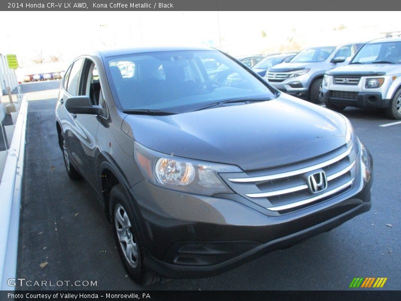 Kona Coffee Metallic / Black 2014 Honda CR-V LX AWD