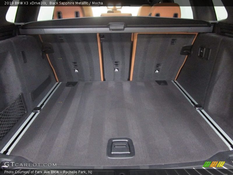 Black Sapphire Metallic / Mocha 2019 BMW X3 xDrive30i