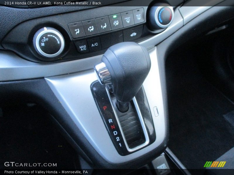 Kona Coffee Metallic / Black 2014 Honda CR-V LX AWD