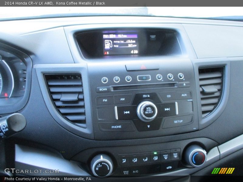 Kona Coffee Metallic / Black 2014 Honda CR-V LX AWD