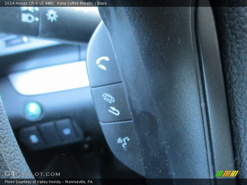 Kona Coffee Metallic / Black 2014 Honda CR-V LX AWD