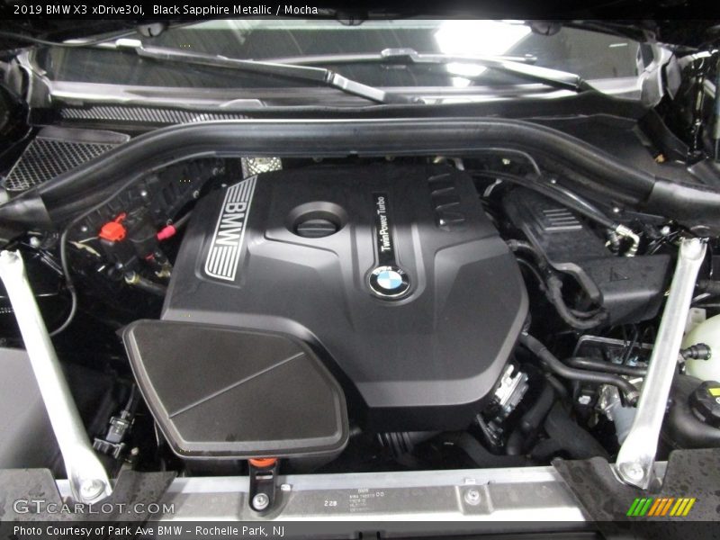Black Sapphire Metallic / Mocha 2019 BMW X3 xDrive30i