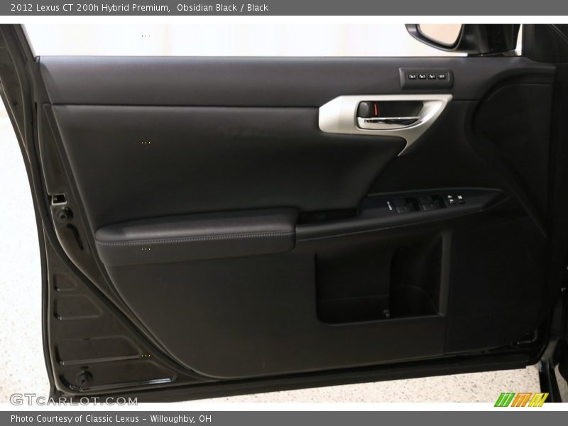 Obsidian Black / Black 2012 Lexus CT 200h Hybrid Premium