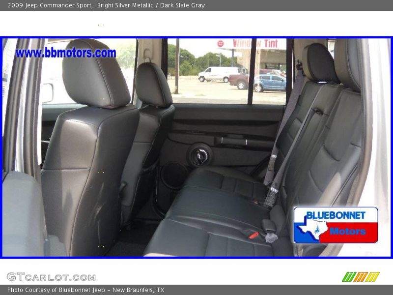 Bright Silver Metallic / Dark Slate Gray 2009 Jeep Commander Sport