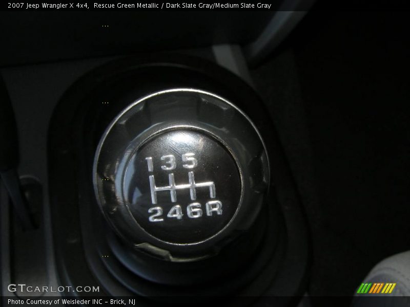 Rescue Green Metallic / Dark Slate Gray/Medium Slate Gray 2007 Jeep Wrangler X 4x4