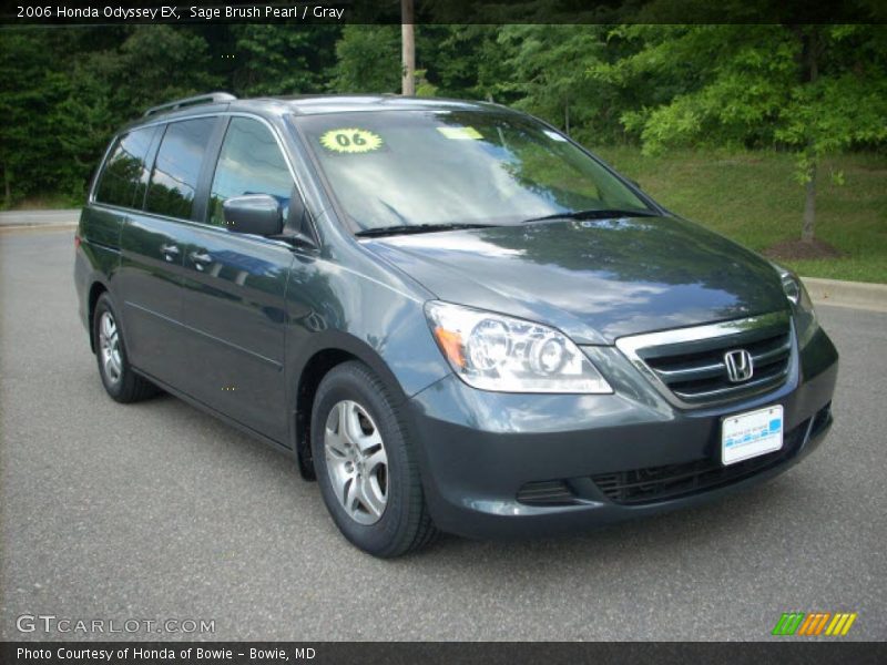 Sage Brush Pearl / Gray 2006 Honda Odyssey EX