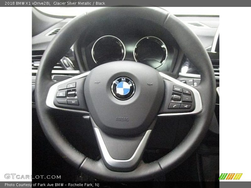 Glacier Silver Metallic / Black 2018 BMW X1 xDrive28i