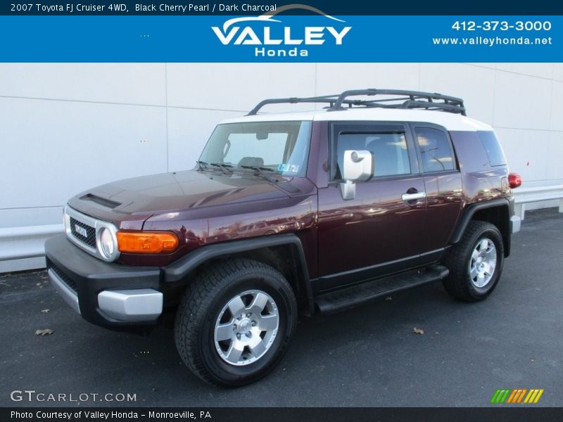 Black Cherry Pearl / Dark Charcoal 2007 Toyota FJ Cruiser 4WD
