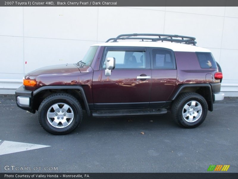 Black Cherry Pearl / Dark Charcoal 2007 Toyota FJ Cruiser 4WD