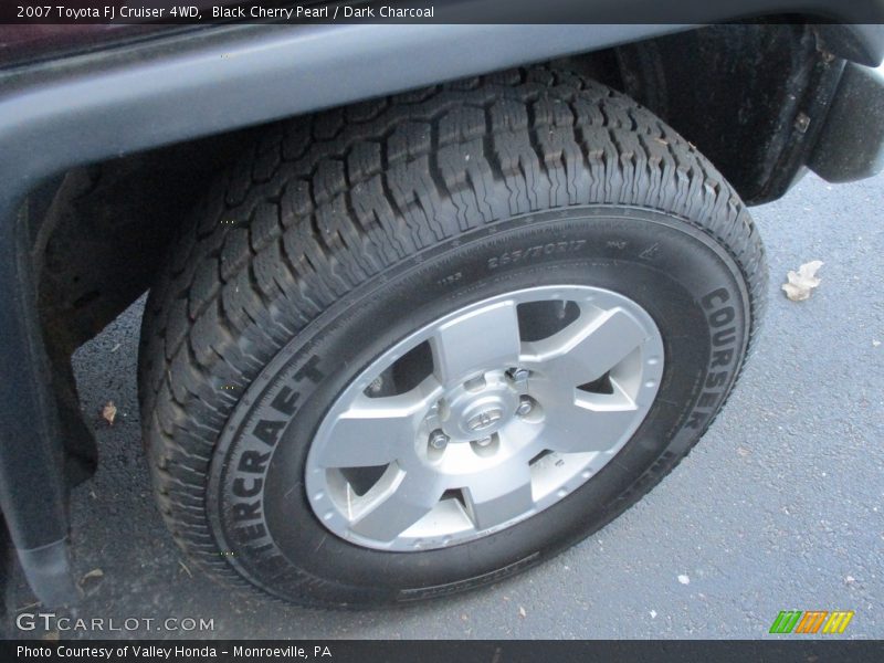 Black Cherry Pearl / Dark Charcoal 2007 Toyota FJ Cruiser 4WD
