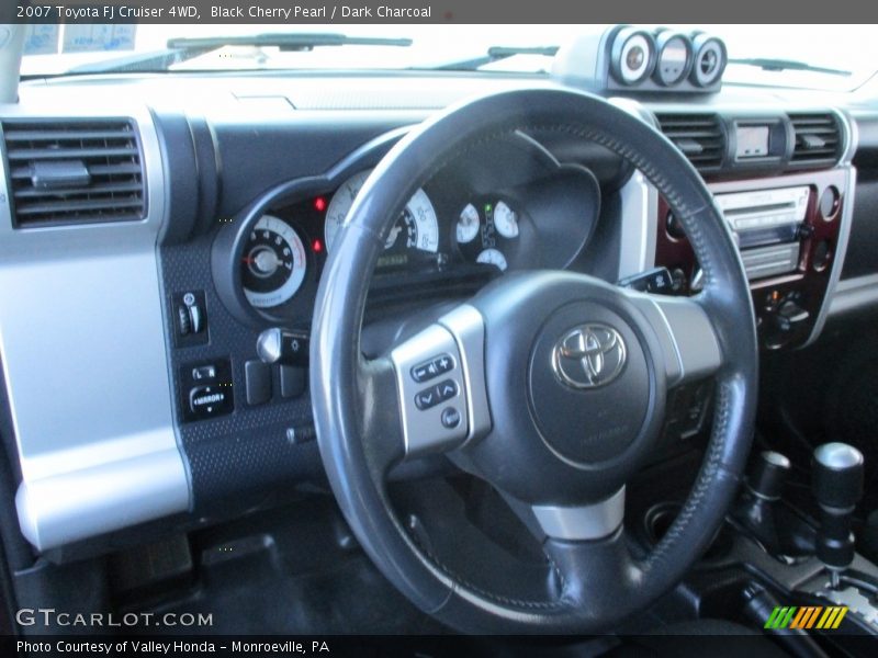 Black Cherry Pearl / Dark Charcoal 2007 Toyota FJ Cruiser 4WD