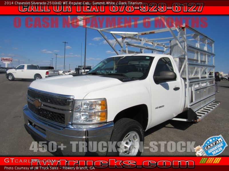 Summit White / Dark Titanium 2014 Chevrolet Silverado 2500HD WT Regular Cab