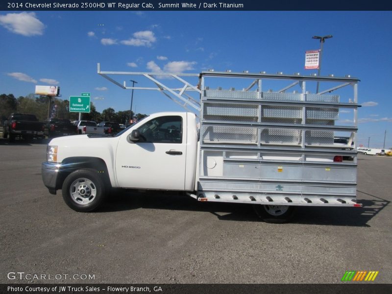 Summit White / Dark Titanium 2014 Chevrolet Silverado 2500HD WT Regular Cab
