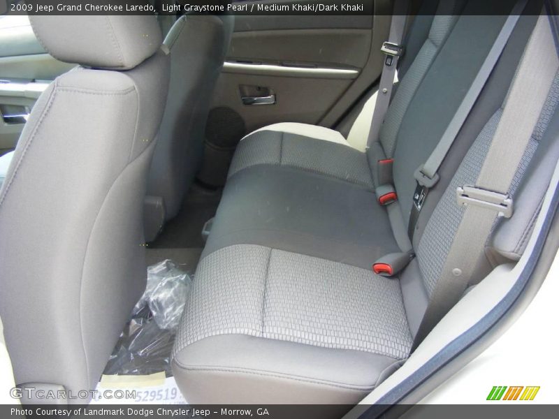 Light Graystone Pearl / Medium Khaki/Dark Khaki 2009 Jeep Grand Cherokee Laredo