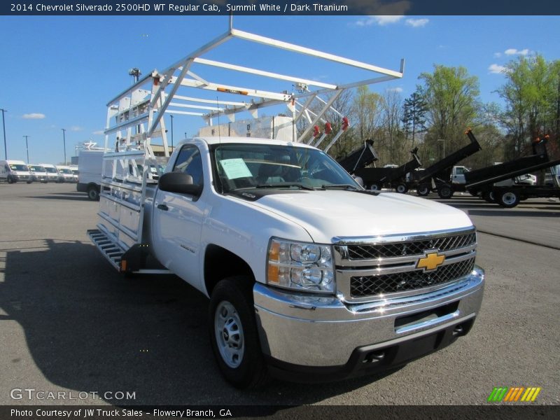 Summit White / Dark Titanium 2014 Chevrolet Silverado 2500HD WT Regular Cab