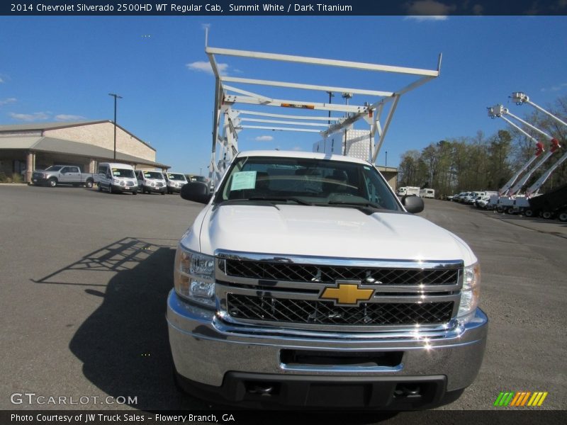 Summit White / Dark Titanium 2014 Chevrolet Silverado 2500HD WT Regular Cab