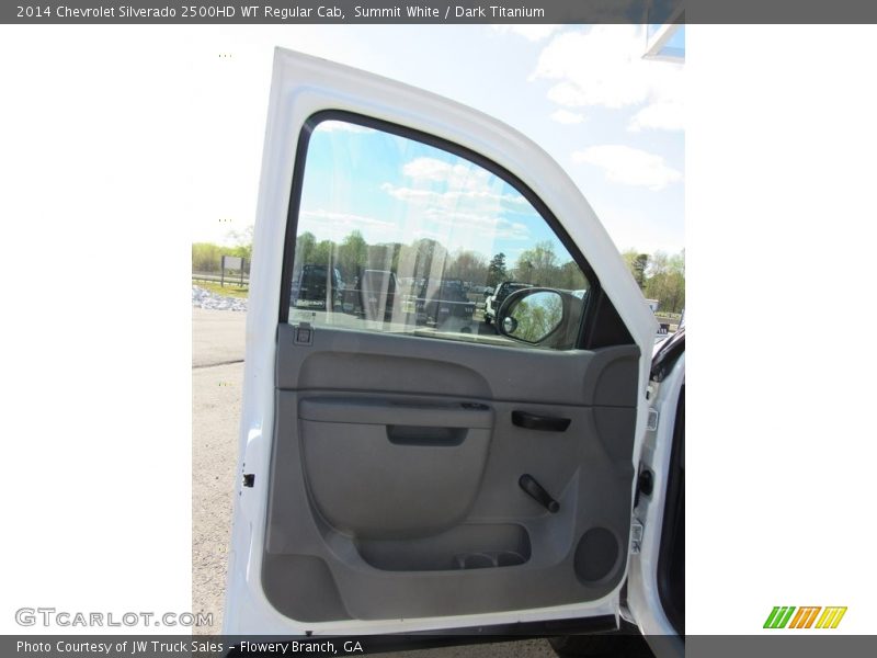 Summit White / Dark Titanium 2014 Chevrolet Silverado 2500HD WT Regular Cab