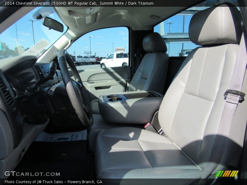Summit White / Dark Titanium 2014 Chevrolet Silverado 2500HD WT Regular Cab
