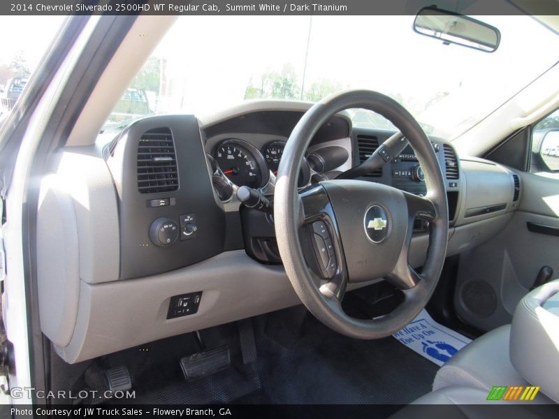 Summit White / Dark Titanium 2014 Chevrolet Silverado 2500HD WT Regular Cab
